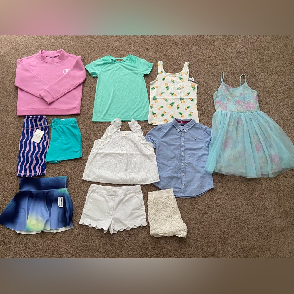 Girls size 10/12 spring & summer clothes
